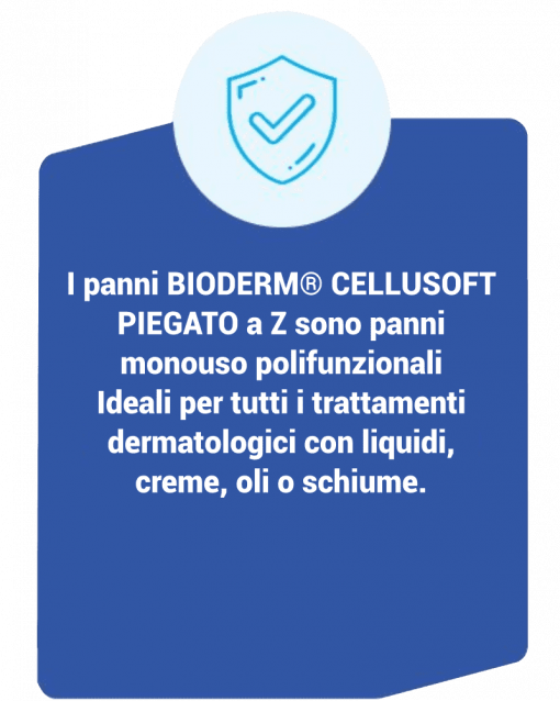 Bioderm Cellusoft Piegato a Z – Panni Monouso Polifunzionali descrizione