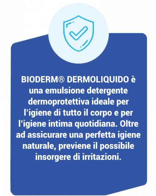 Bioderm Dermoliquido – Emulsione Detergente Dermoprotettiva descrizione