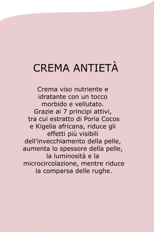 Crema antietà Ophir Milano description