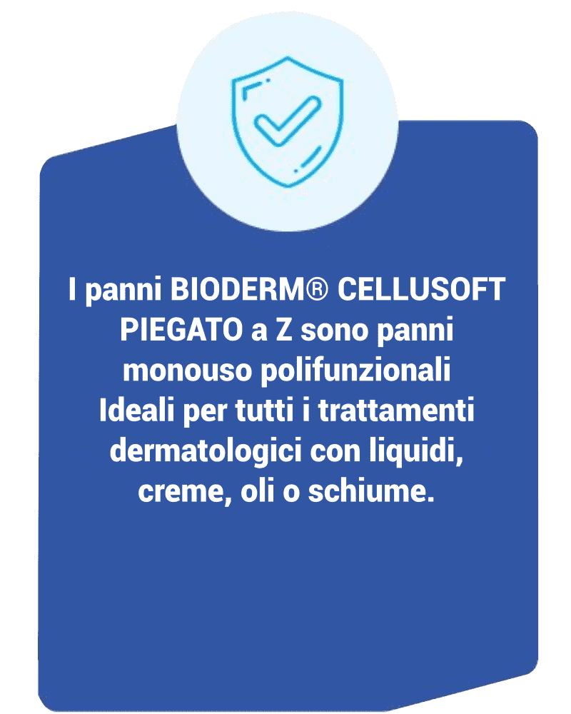 Bioderm-Cellusoft-Piegato-a-Z-–-Panni-Monouso-Polifunzionali-descrizione