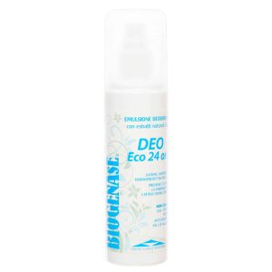 Biogenase Deo 24 ore Spray - Deodorante per Pelli Sensibili - Freschezza Intensa