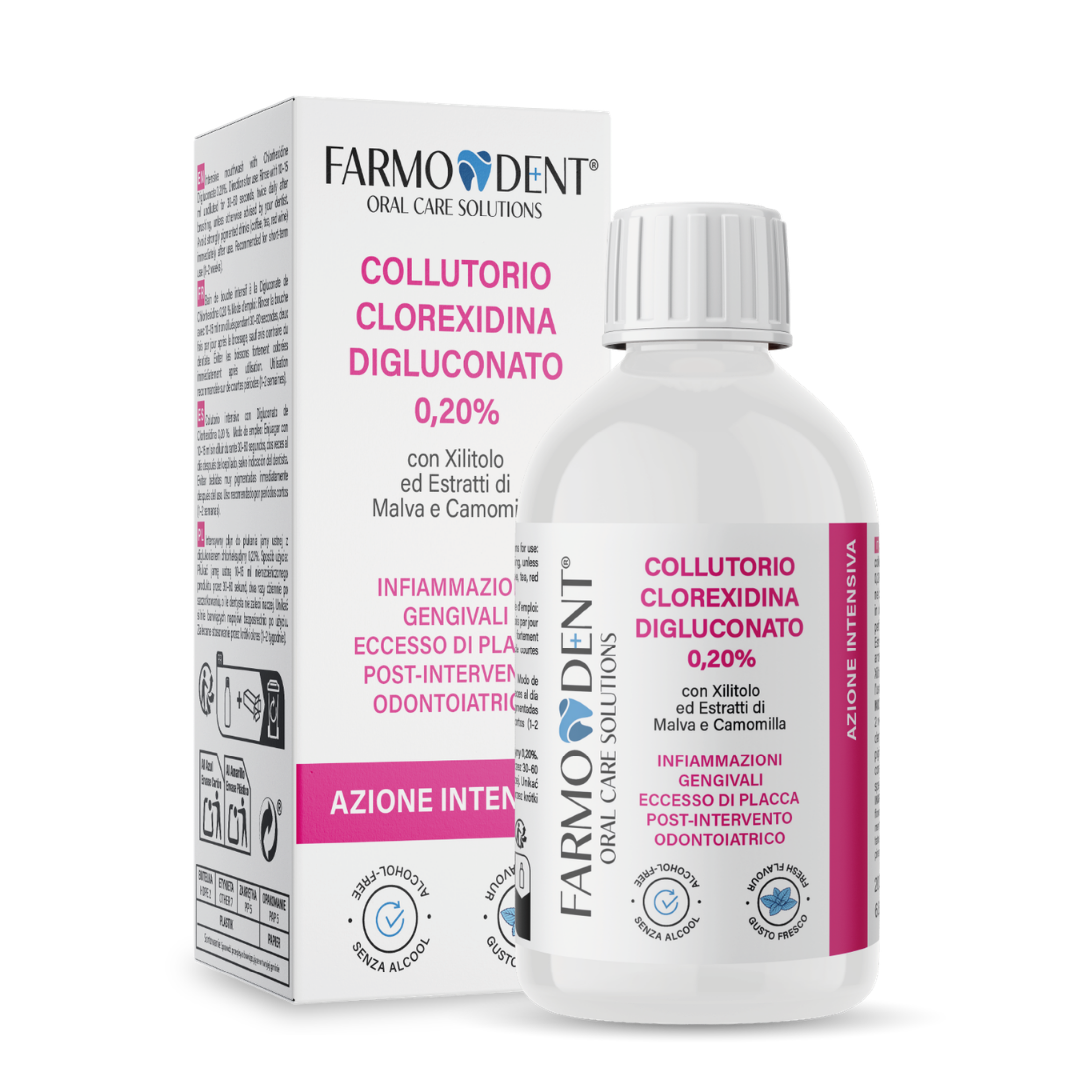 Farmodent Collutorio Antisettico – Clorexidina 0,20% (200 ml)