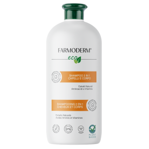 FARMODERM ECO Shampoo 2in1 – Detergente Delicato Corpo e Capelli